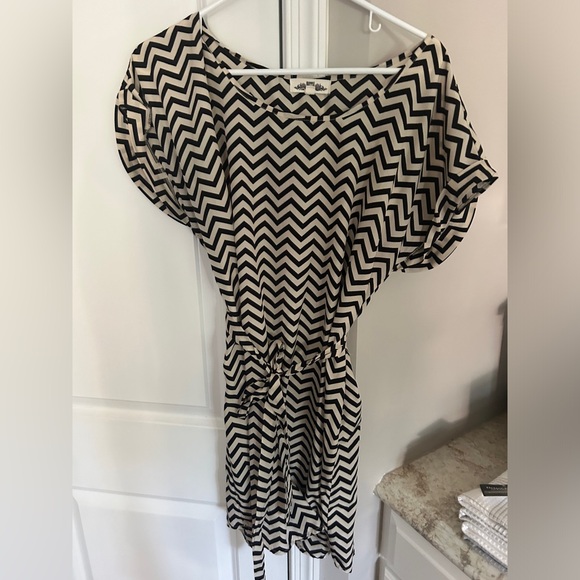 Hippie Rose Dress Zig Zag Design Belt Detail Size XL - Picture 1 of 8